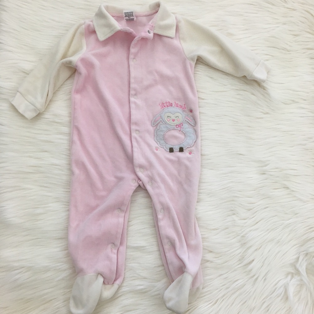 6-9 month baby girl pajama jumpsuit